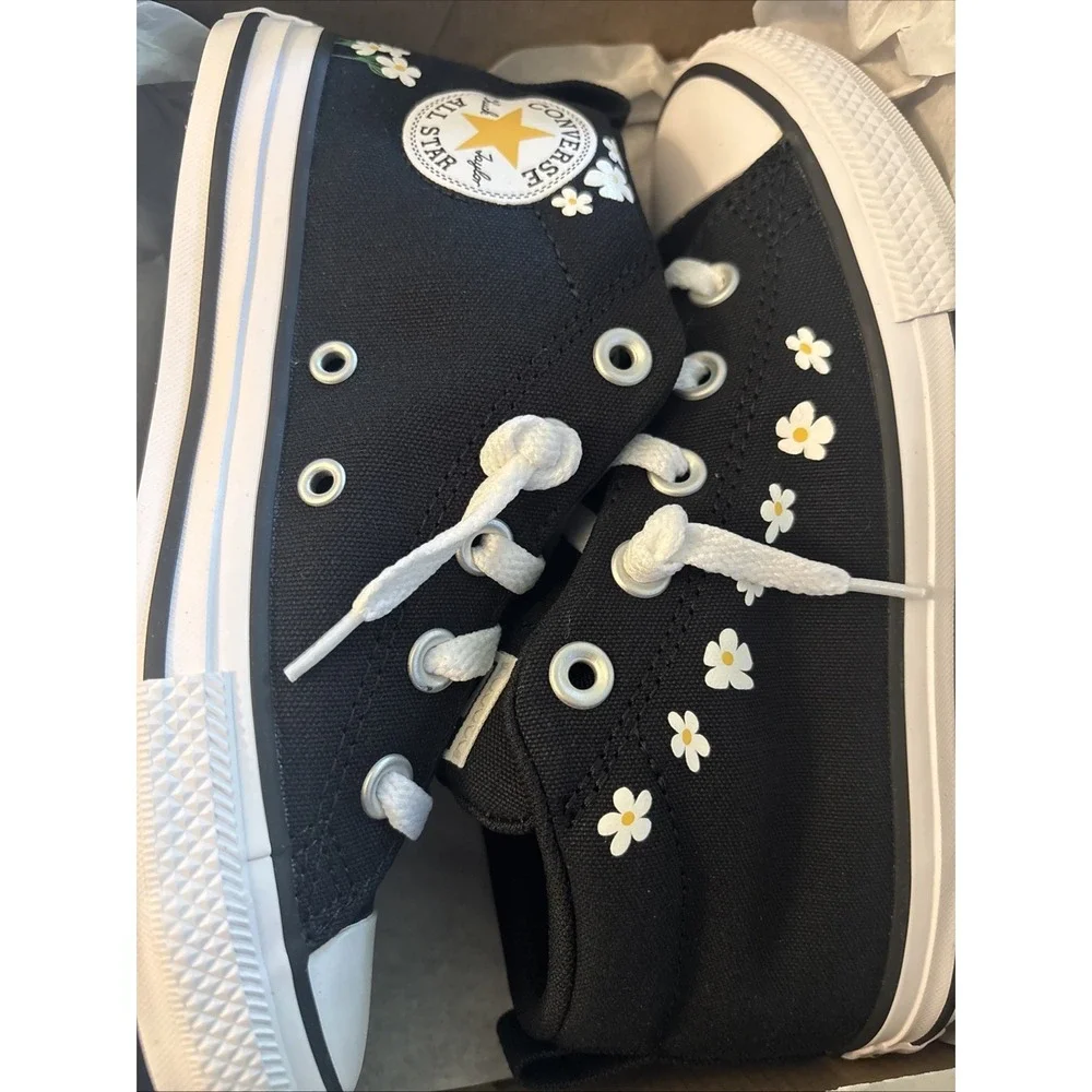 Converse Kids' Big Girls 2 Street Mid Top Sneakers Black